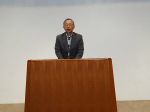 労災互助会　吉井副会長の閉会の挨拶