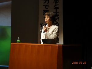 講師に防災アドバーザー　防災士　岡部梨恵子　氏をお招きして、 講話を行っていただきました。